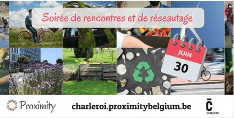 Proximity Charleroi : soirée de rencontre ce 30 juin